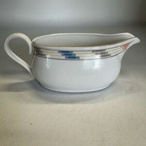 Vintage Studio Nova Discontinued Villager Mesa Stoneware Gravy Boat JFO41